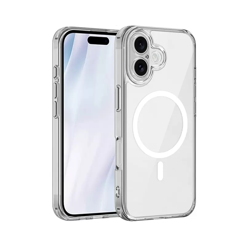 适用苹果iPhone 17透明磁吸手机壳17air全包二合一保护套抗黄磁吸