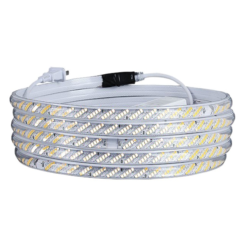 Lámpara led con techo para el hogar de la sala de estar 220v tira de luz suave de tres colores para exteriores luz autoadhesiva súper brillante con luz de línea impermeable