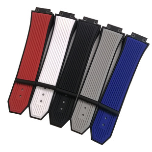 For Hengbao thick striped rubber strap Yuda Bang 26x 17x 22 silicone strap