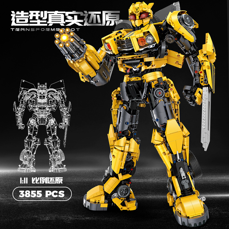 Gu Li 997 deformación héroe Hornet Mech modelo compatible con Lego montado alta dificultad juguete bloques construcción al por mayor