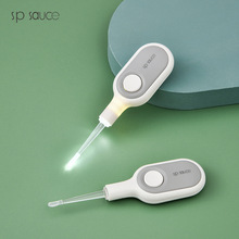 日本FASOLA发光耳勺儿童耳勺宝宝可视耳朵清洁器带灯掏耳勺
