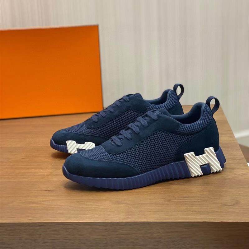 European Men's Shoes, Summer Breathable Fly-Woven Mesh Shoes, Light-Soled Breathable Mesh Fabric, European and American Light Luxury Trendy Brand White Shoes for Men