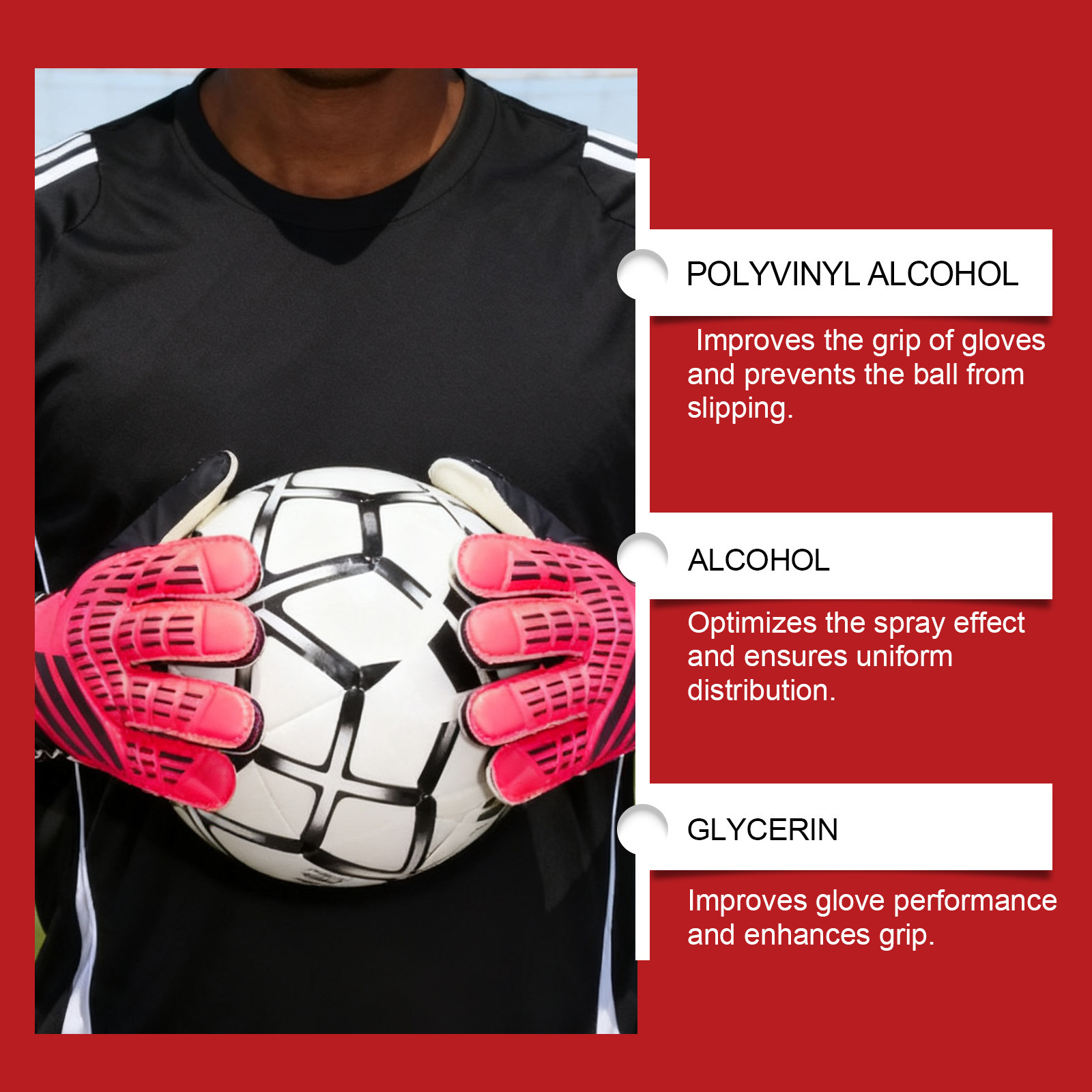 Guantes HOZONEX con spray antideslizante para mejorar la sensación de agarre y resistir el deslizamiento en días lluviosos.