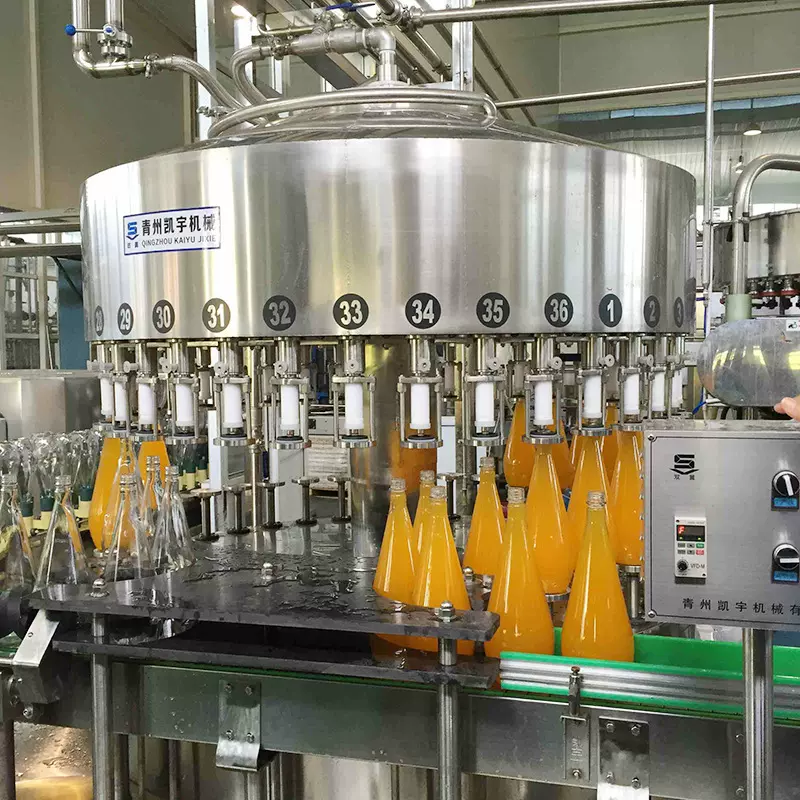 全自动灌装生产线设备 果汁饮料液体灌装机 瓶装矿泉水灌装机厂家