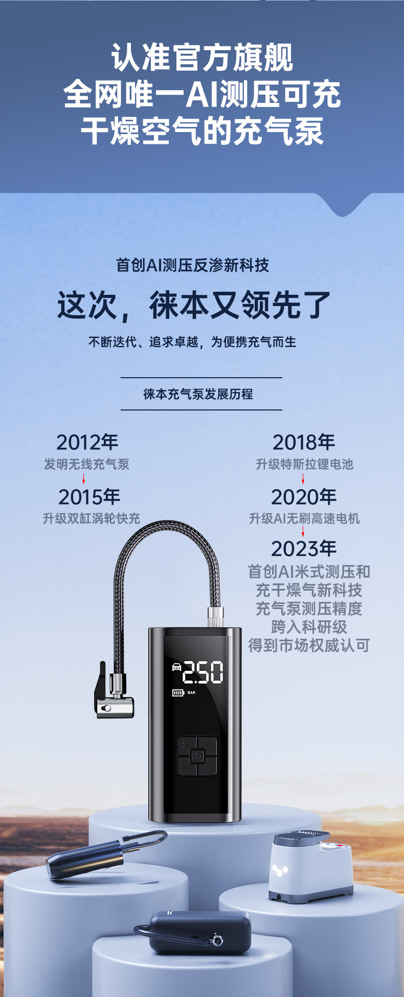 Car inflator car wireless electric inflator car portable tire inflator multifunctional inflator
