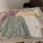 理性女童百搭纯色空调衫