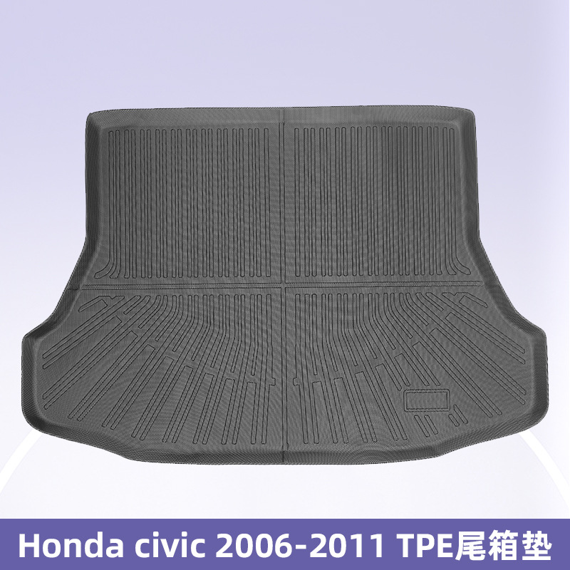 Aplicable a Honda Civic 2006 - 2011 TPE Foot Pad 3D All Weather Material Backpack Pad