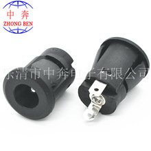 DC电源插座 DC-022E 5.5*2.1针 2.5针 卡式DC插座 卡式DC电源母座