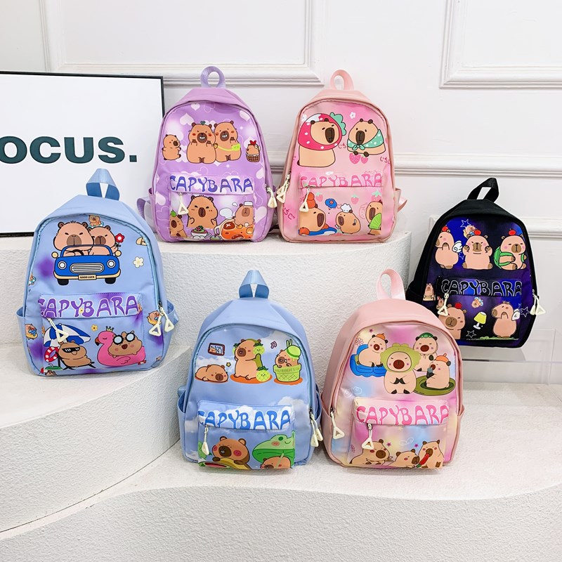 Mochila de niña linda de dibujos animados