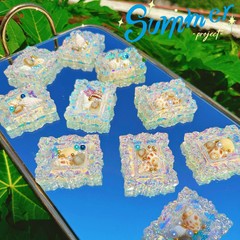 オーシャン文化創造お土産冷蔵庫マグネットメーカー直接供給インスタイルオーロラレーザーバロックフォトフレームシェル卸売