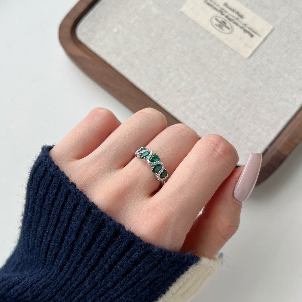6g Weight Zircon Inlay Material Rings Classification 6, 9 Ring Size 1 Piece Quantity Holiday, Daily Occasion 925 Sterling Silver Material Geometric Pattern Women's Gender Plating, Inlay Design Basic, Modern Style, Classic Style Style 1 Piece 925 Sterling Silver Geometric Zircon Rings 12
