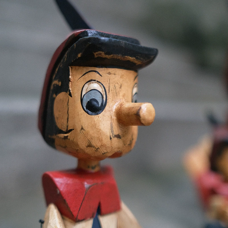 [Dust芥商店] Украшения Пиноккио, старые шарнирные куклы ручной работы в стиле ретро [готовый запас]