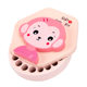 Baby and Young Children Early Education Primary Teeth Memorial Gift Box Baby Boys and Girls Teeth Collection Fetal Hair Preservation Wooden Toy