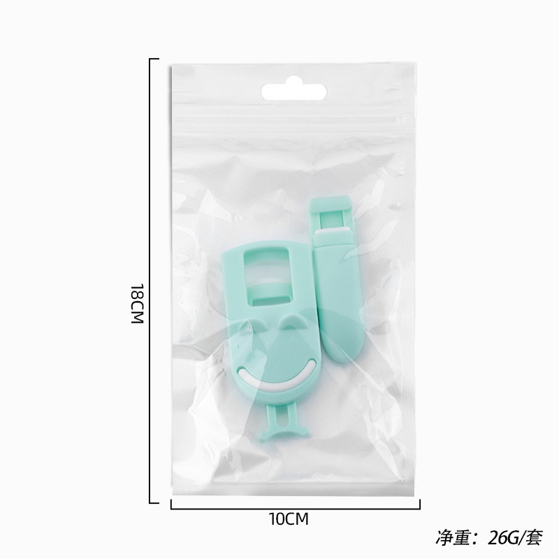 Mini Rizapestañas Portátil de Plástico, Sin Pellizcar, Clip de Pestañas de Gran Ángulo