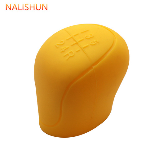 Car gear cover silicone handbrake cover universal manual automatic lever head protection gear cover interior modification supplies