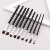 7 black silver horse hair+2 black silver blade