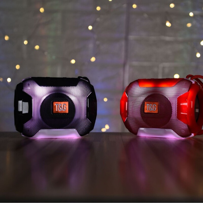 TG162 ワイヤレス Bluetooth スピーカーカラフルなライトアウトドアスポーツポータブルカードサブウーファーミニオーディオ|undefined
