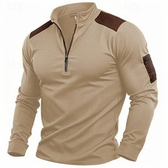 2025 新しいクロスボーダー紳士服スウェットシャツメンズカジュアルスウェットシャツスタンドカラーフライジッパースウェットシャツ秋と冬のトップス男性