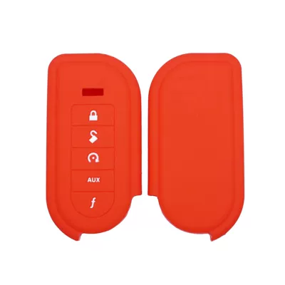 Static Rod/Key Bag key cover silicone anti-theft - red