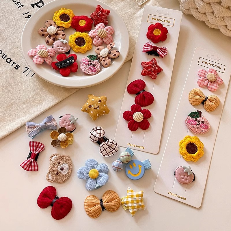 2025 nuevo peinado de cabello de bebé pequeño clip de cabello para niñas no lastimar clip de cabello para bebés pelo fetal sudor clip de cabello