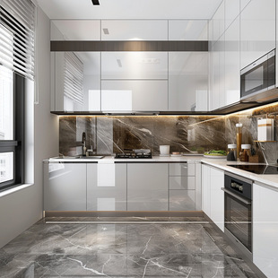 Foshan cabinet paint molded integral kitchen cabinet white foreign trade export cabinet manufacturers closet cabinet door panel wholesale
