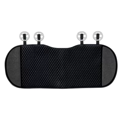 Diamond-Encrusted Car Seat Cover Dropshipping — Seat cushion, seat cover - black-diamond-leather-single-piece-rear-seat