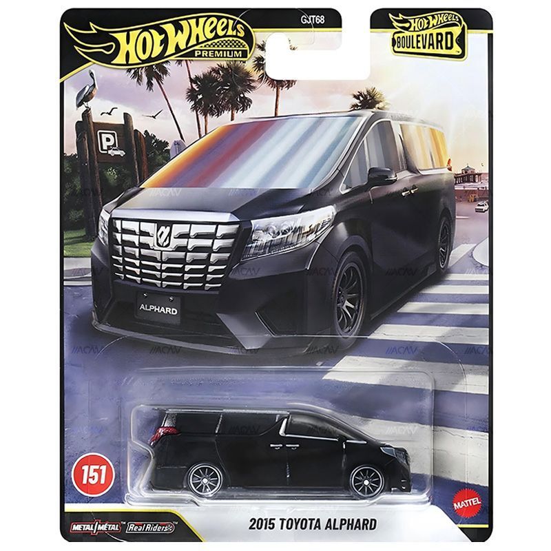 Wind and Fire - Wheel Gjt68 (No. 151 Toyota Alphard Model Car with Metal Base and Rubber Tires) Garden Avenue Wind and Fire - Wheel Gjt68 (No. 151 Toyota Alphard Model Car with Metal Base and Rubber Tires) Garden Avenue