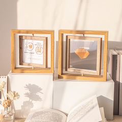 Manufacturer wholesale creative photo frame setting manufacturer wholesale square photo frame Nordic simple 6-inch 8-inch photo frame logo