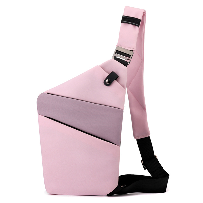 Powder with purple right shoulders