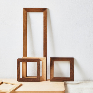 Solid Wood Switch Frame Cover Decorative Wall Sticker Socket Beautifying Panel Shading Ugly and Anti-Dirty Simple Switch New Chinese Style