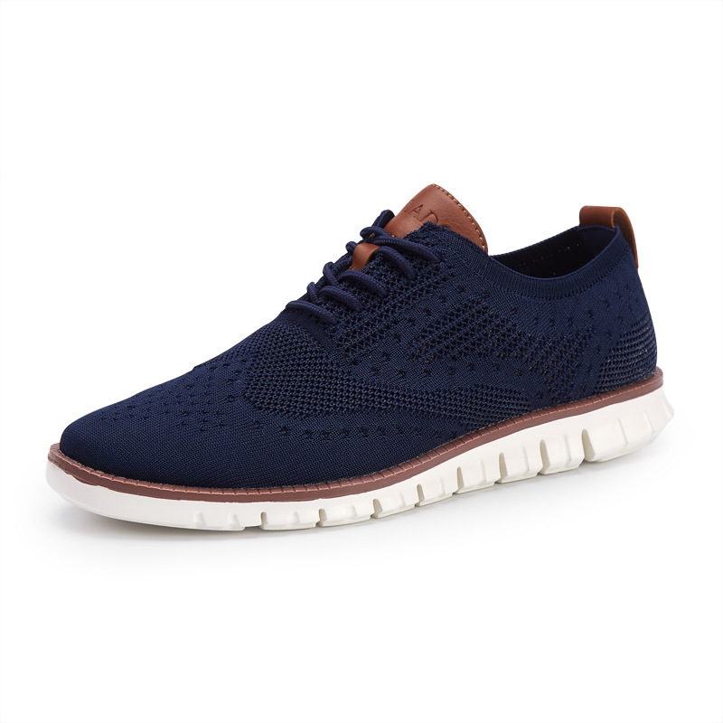 Zapatos casuales para hombre, nuevos modelos 2026, zapatos de malla transpirables para otoño, mocasines británicos de moda, zapatos de vela, zapatos deportivos de talla grande