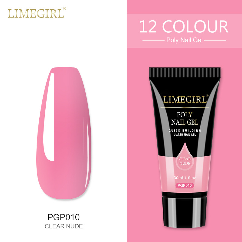 30ML uñas arte papel libre titular extensión rápida modelo de cristal pegamento indoloro UV extensión pegamento indoloro fototerapia cristal pegamento