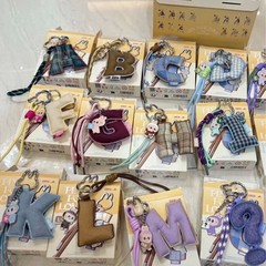 labubu拉布布心底密码系列盲盒字母挂件包包饰品挂饰钥匙趣味盲盒