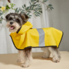 Retroreflective waterproof raincoat, trench coat with hood, suitable for import, wholesale