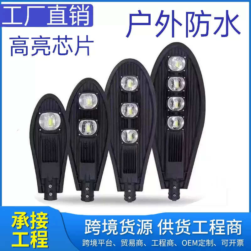 led市电路灯户外宝剑路灯头新农村道路挑臂路市政工程照明
