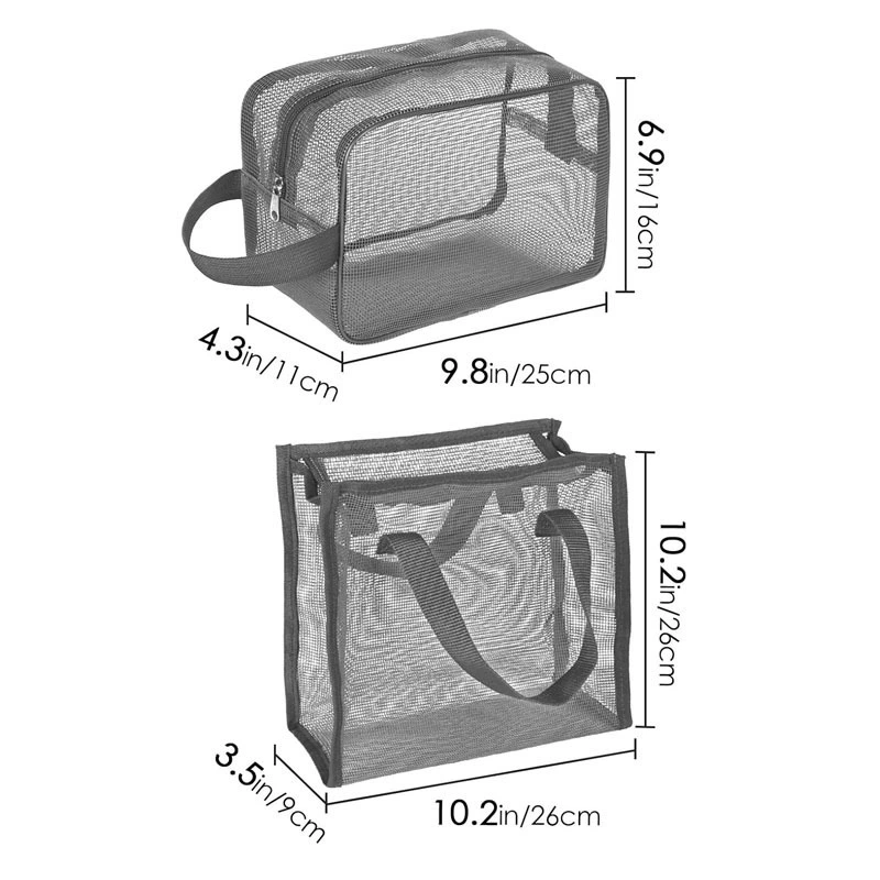 Handheld capacious storage bag for traveling, quick dry