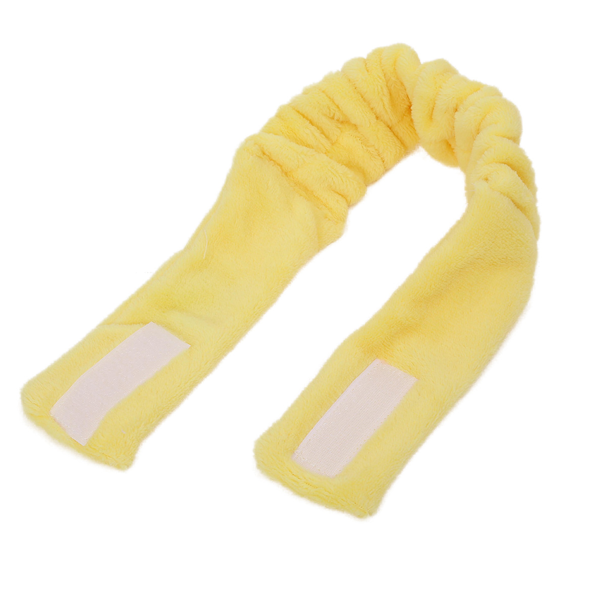 Europa y los Estados Unidos nuevos velcro turbante OMG letras bordadas correa de cabello para mujeres lavar la cara SPA banda de cabello ancho borde peluche adornamiento para el cabello