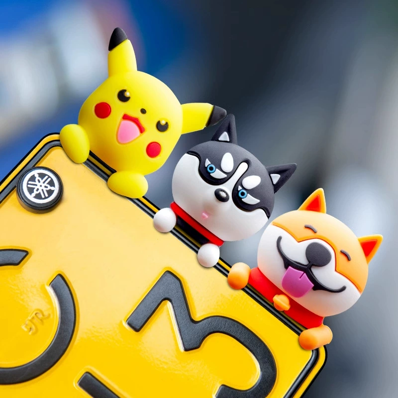 Аксессуары для украшения куклы мотоцикла Аксессуары для мотоциклистов Кукла милые персонализированные автомобильные украшения Компьютерные украшения для лечения