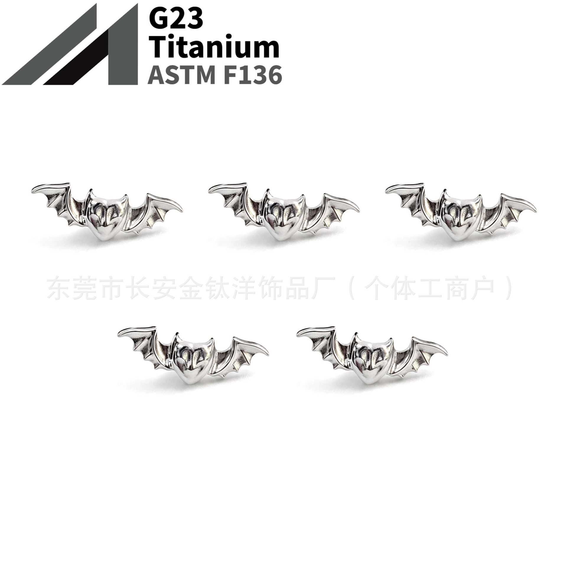 16G labret stud size and finish detail
