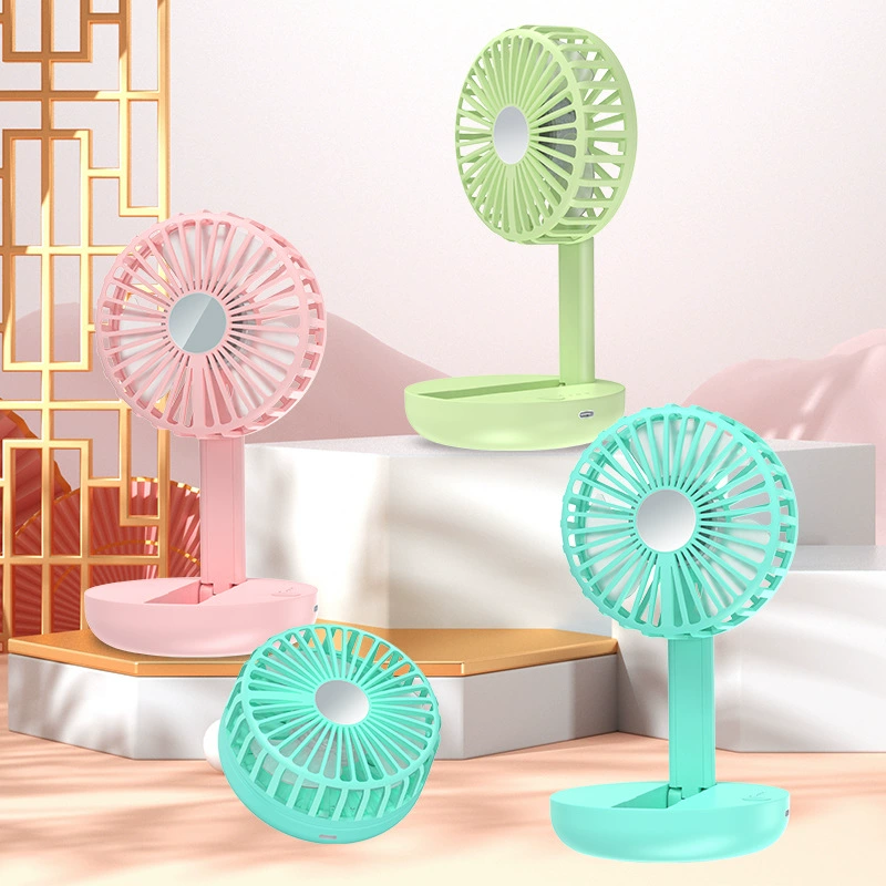 Настольный вентилятор бесшумный мини офисный Складной вентилятор USB зарядка студенческое общежитие выдвижной небольшой электрический вентилятор