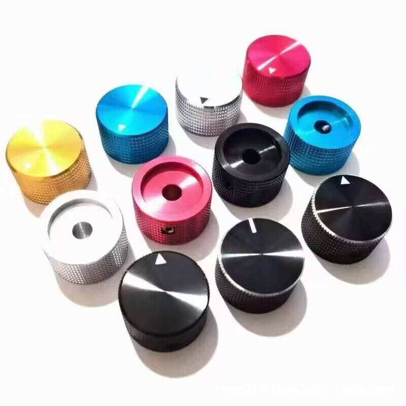 High-grade Metal Solid Aluminum Knob Audio Amplifier Amplifier RV24 Potentiometer Aluminum Alloy Knob Cap 25 * 15.5