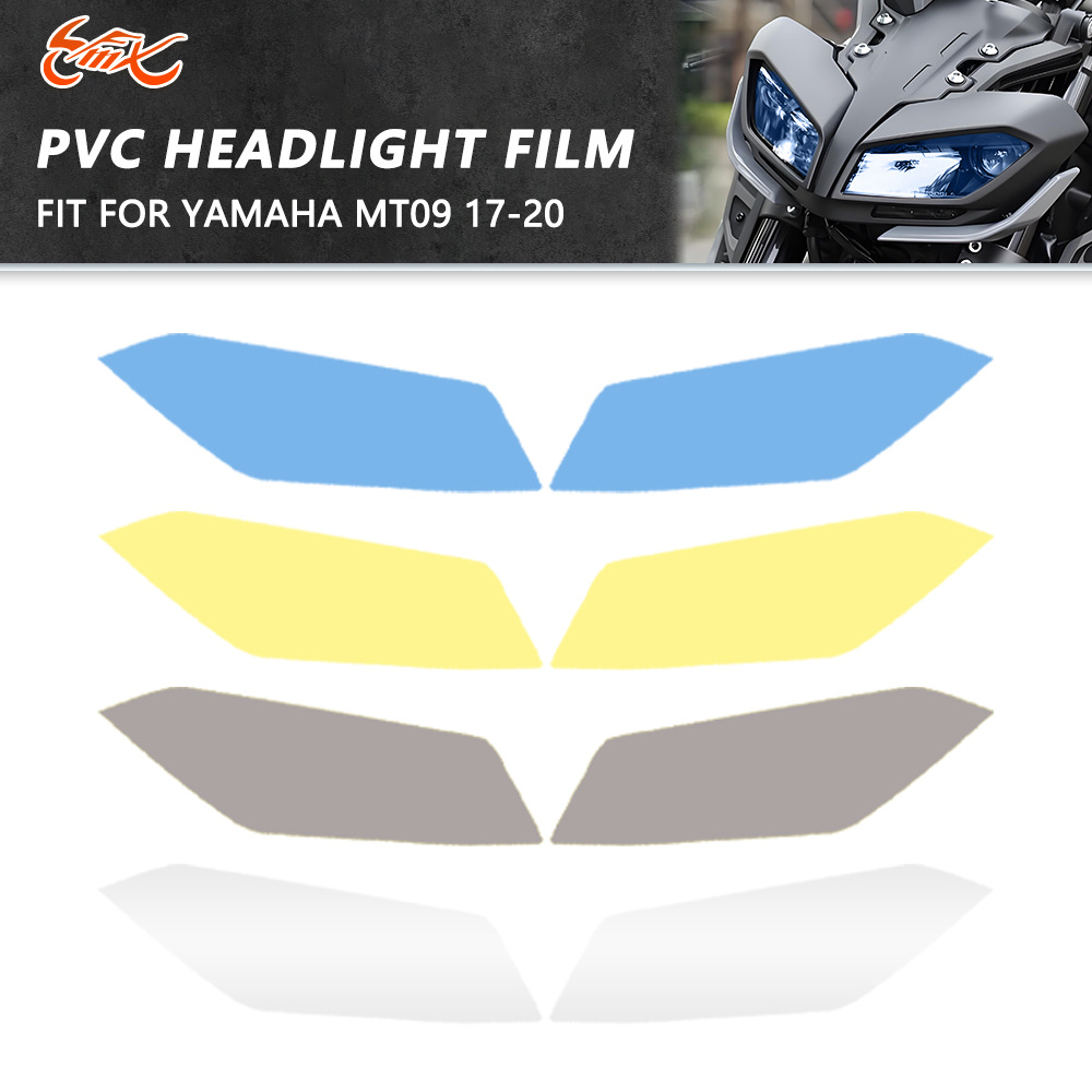 Aplicable a Yamaha MT - 09 17 - 19 años Horizonte película de decoración del faro película de lámparas delanteras