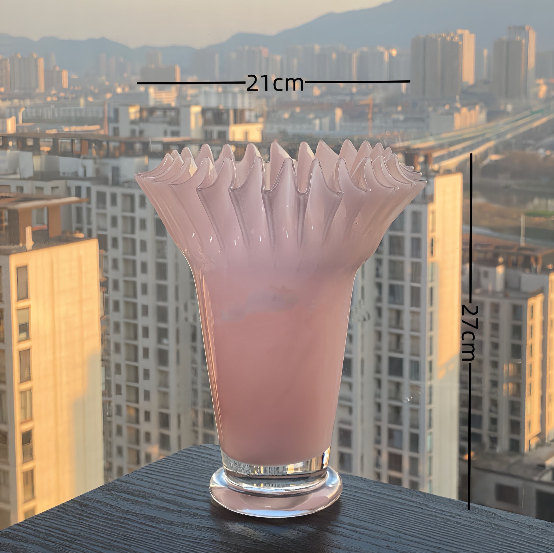 핑크 종이접기 트럼펫