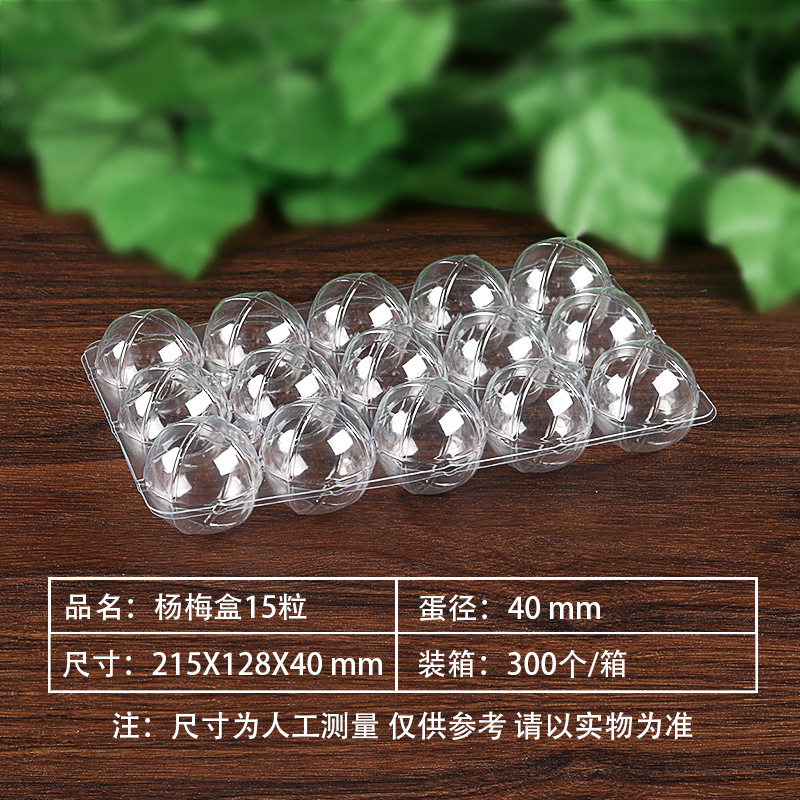 Dongkui Yangmei caja grande boutique engrosada blister caja de embalaje desechable sola bandeja Yangmei vacío expreso bandeja