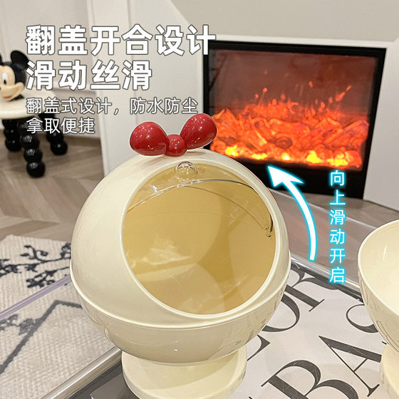 Children's Hair Accessories Storage Box Creative Exquisite Hair Ring Hair Rope Hair Clip Large Opening Hair Band Jewelry Rubber Band Jewelry Box