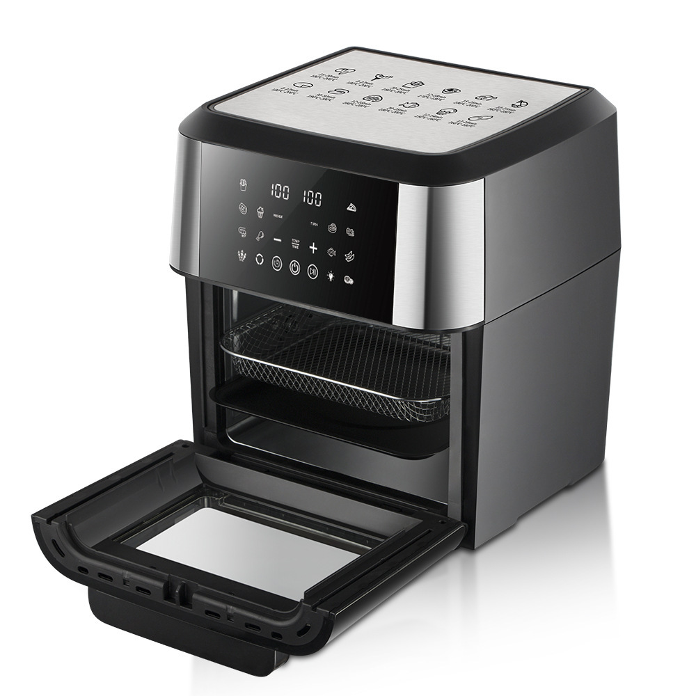 Fragadora de aire transfronteriza estándar europea RAF 12L freidora eléctrica doméstica multifuncional de gran capacidad Pantalla táctil inteligente visual Sin aceite