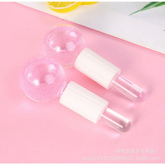 Amazon Ice Polo Beauty Ball, Pink Crystal Ice Polo Ice Therapy Face Massage Glass Beauty Ball, Ice Wave Ball