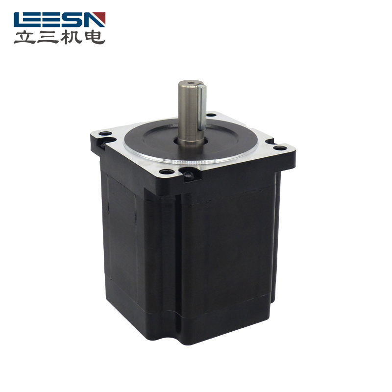 leesn立三86步进电机马达2相 6.5N.m 大力矩自锁力车床电机自动化