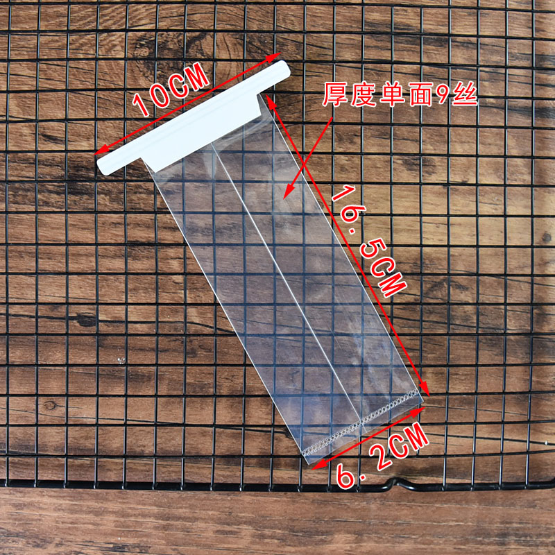 960 bolsas de alambre transparente 6.2X6.2X17CM - 100 pcs