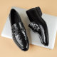 Top Layer Cowhide Summer Breathable Slip-on All-match Loafers Business Dress Casual Leather Shoes Genuine Leather High-end Men's Shoes